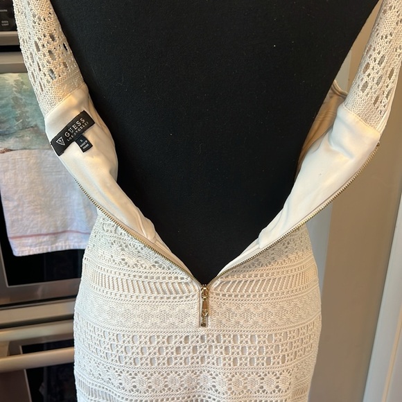 Guess Ivory Crochet Maxi Dress - Picture 11 of 12